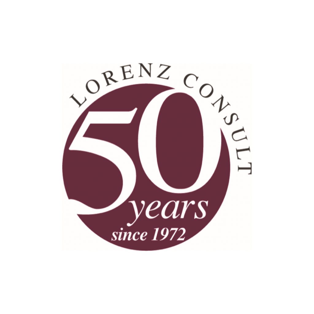 50 Jahre Jubiläum Logo Lorenz Consult