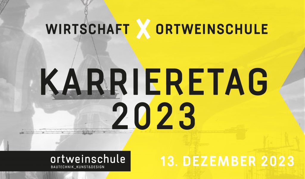 Banner Karrieretag 2023 Ortweinschule