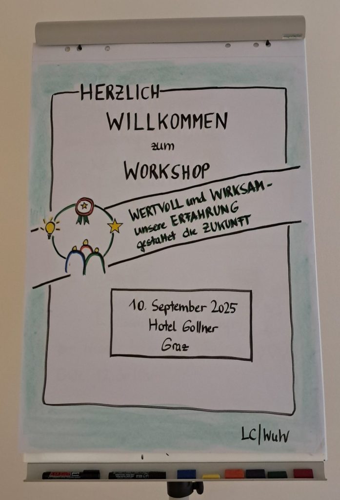 Flipchart bei einem Workshop