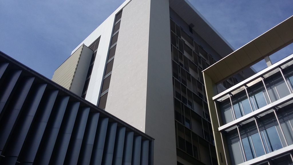 Krankenhausbau Fassade