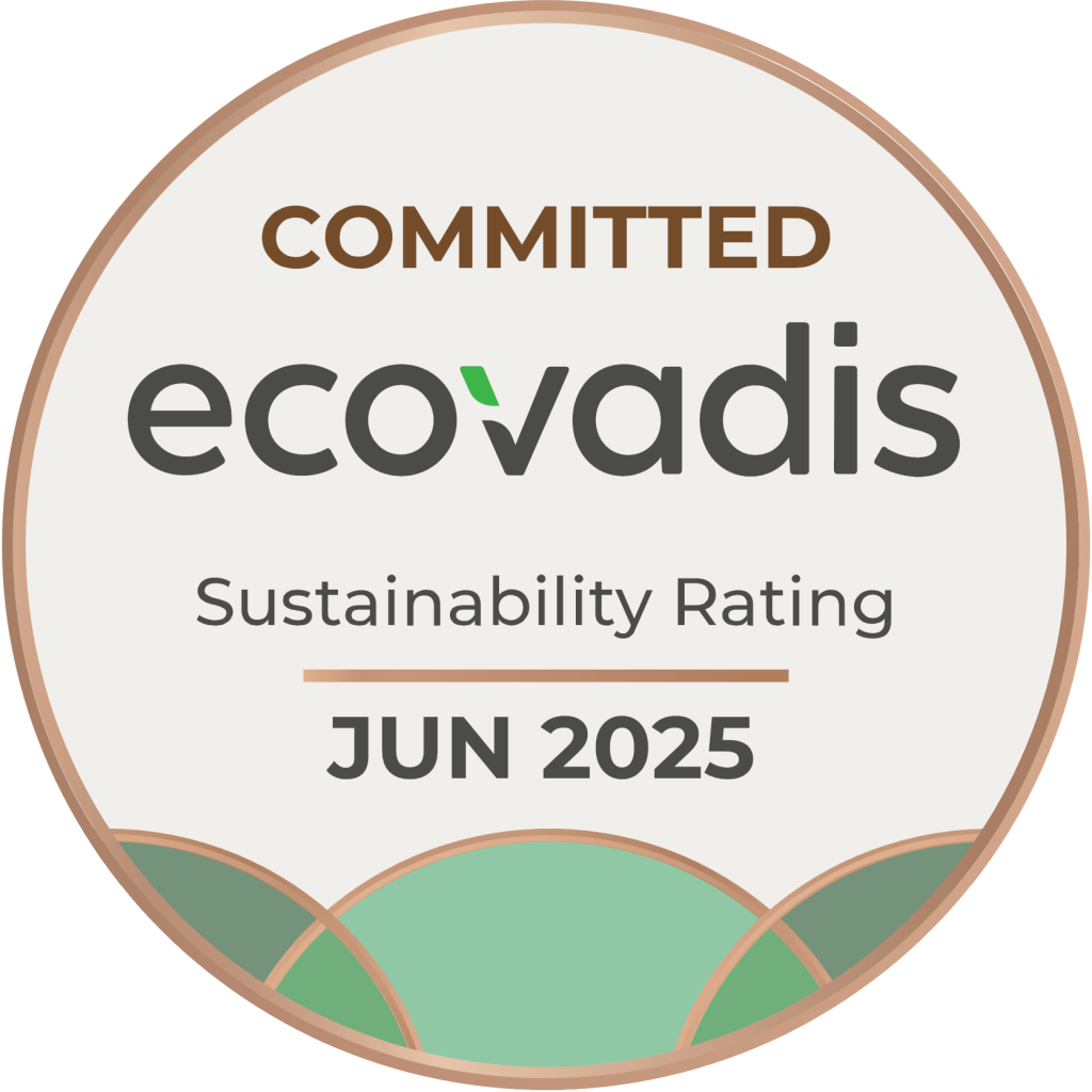 Das Logo von ecovadis "Sustainability Rating"